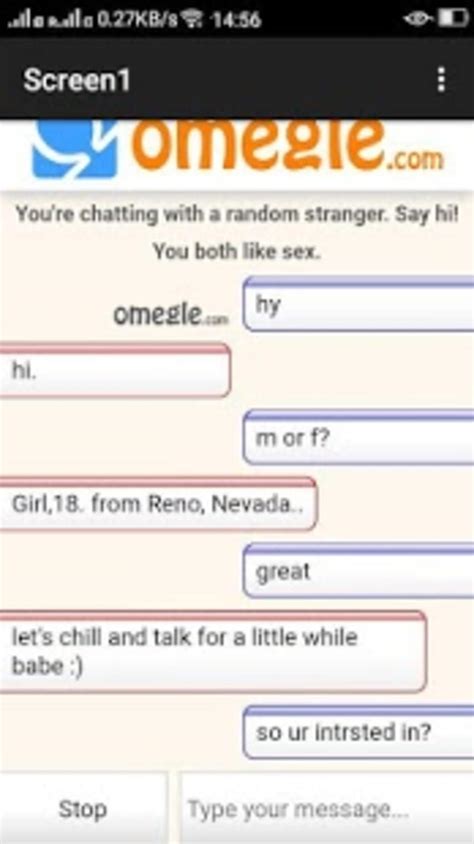 omegle tv text